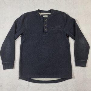 L.L. Bean Men's Long Sleeve Henley in Dark Navy